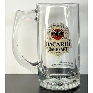 Bacardi Oakheart Smooth Spiced Rum 12 oz Glass Mug